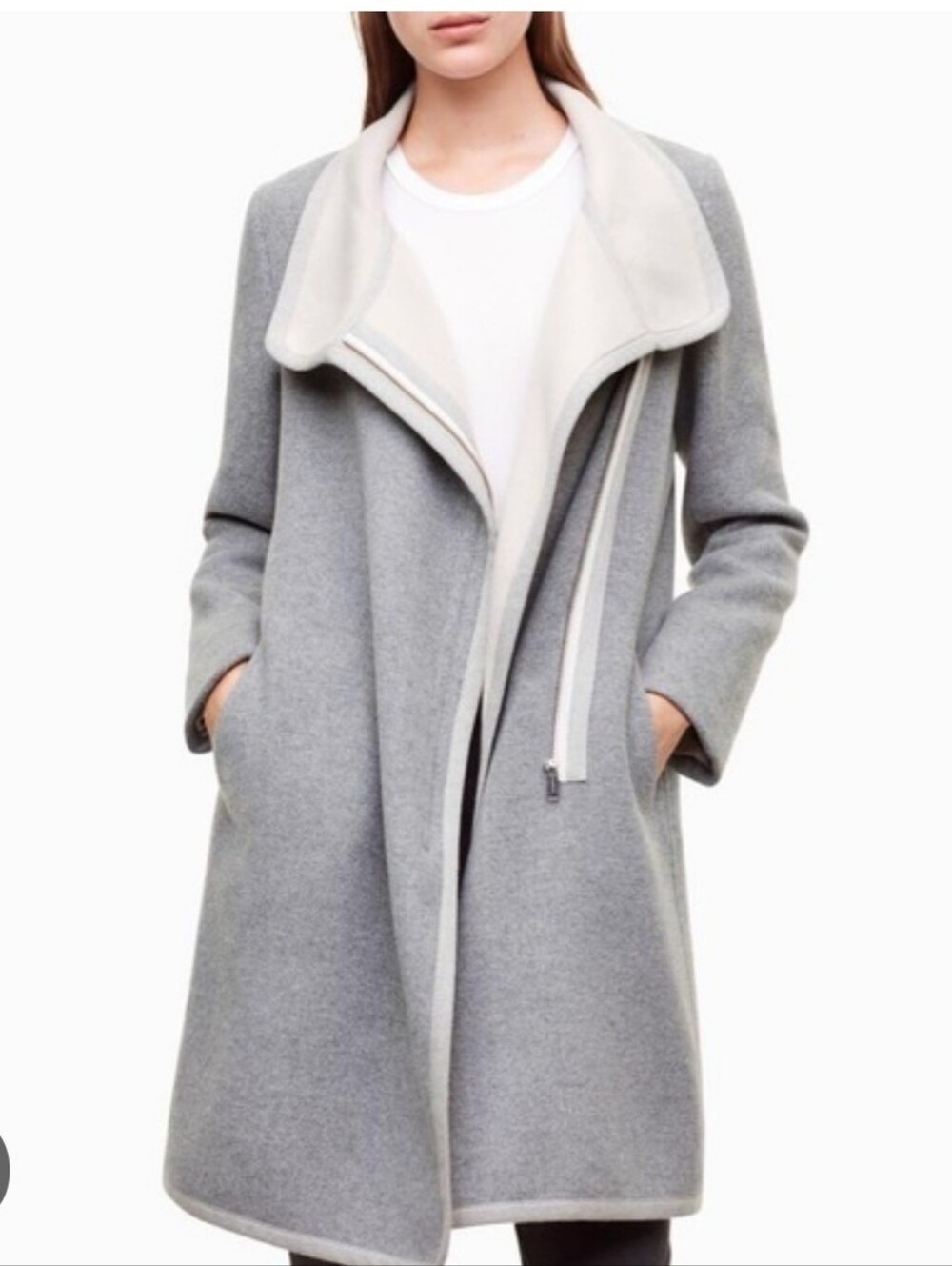 ARITZIA | Babaton Cormac Coat Jacket Wool Gray Sz XS
